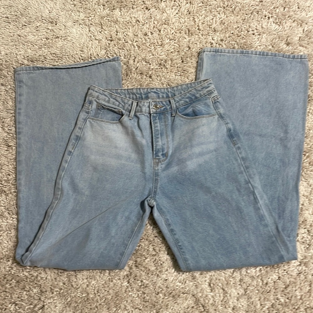 SHEIN High Waisted Wide-Leg Jeans